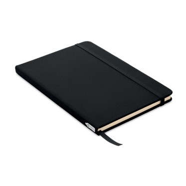 Block notes ecologici personalizzati con logo - NOTE RPET - Notebook A5 in 600D RPET
