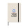 Notebook A5 personalizzabile copertina rigida pagine a righe cartone riciclato