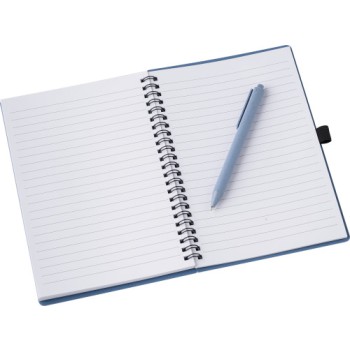 Notebook in fibra di grano con penna Massimo