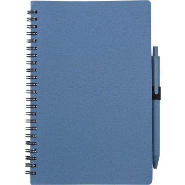 Notebook a spirale formato A5 personalizzabile Impression fibra di grano