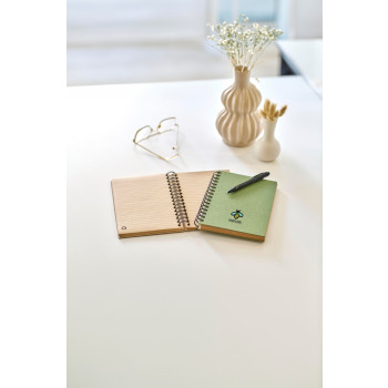 Notebook wire-o con copertina rigida in cartone riciclato Caleb