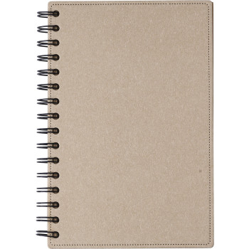 Notebook wire-o con copertina rigida in cartone riciclato Caleb