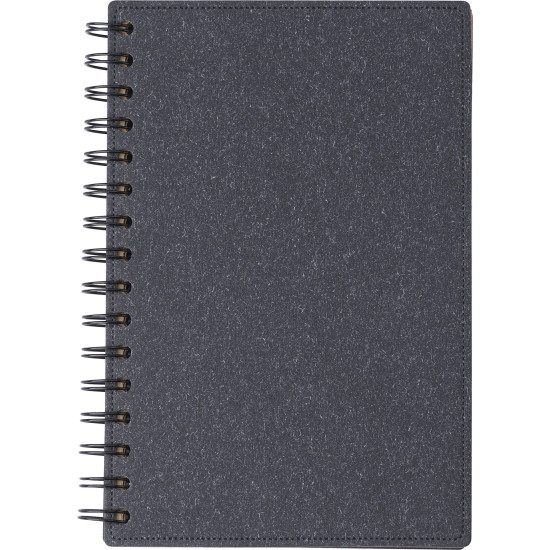 Notebook wire-o con copertina rigida in cartone riciclato Caleb