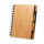 Notes Bamboo personalizzabile copertina e penna in bamboo naturale