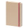 Taccuino personalizzabile kraft con 160 pagine a righe segnapagine ed elastico