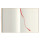 Notebook personalizzabile con 160 pagine a righe elastico e segnapagine