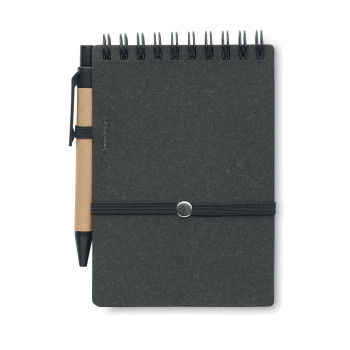 Taccuini personalizzati con logo - NOTIE - Notebook riciclato con penna a sfe