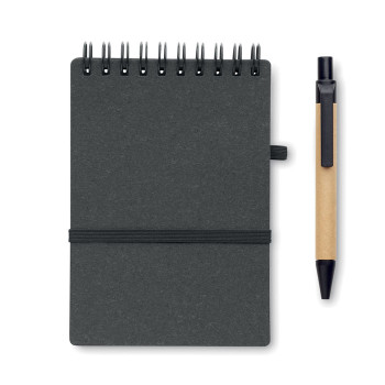 Taccuini personalizzati con logo - NOTIE - Notebook riciclato con penna a sfe