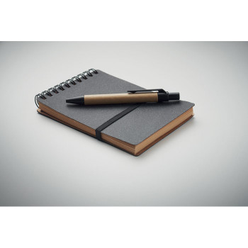 Taccuini personalizzati con logo - NOTIE - Notebook riciclato con penna a sfe