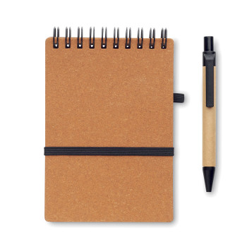 Taccuini personalizzati con logo - NOTIE - Notebook riciclato con penna a sfe