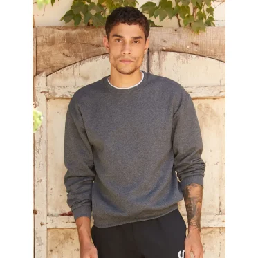 Felpa personalizzabile Jerzees girocollo con polsini elasticizzati