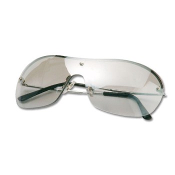 Occhiali da sole a specchio colore fume' unisex