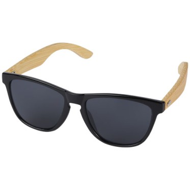 Occhiali da sole personalizzati con logo - Occhiali da sole in bambù e plastica recuperata dagli oceani Sun Ray