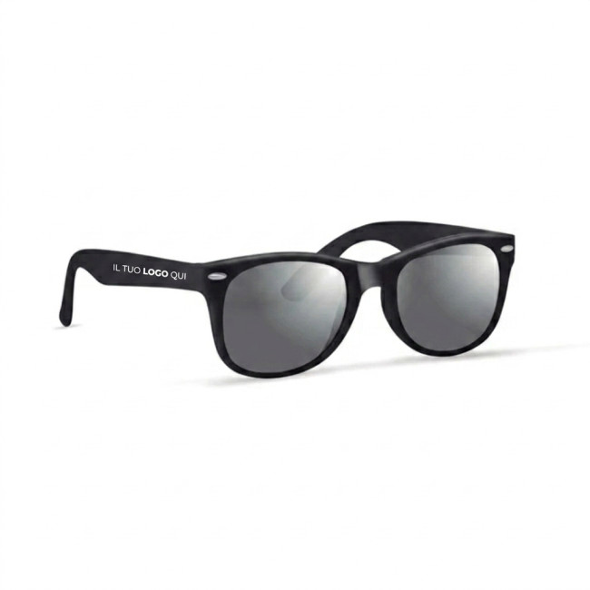 Occhiali da sole personalizzabili protezione UV400 lenti antigraffio montatura leggera