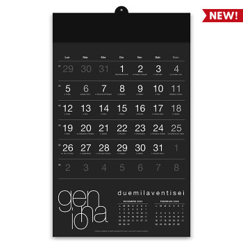 Calendari olandesi 2026 personalizzati - OLANDESE BLACK