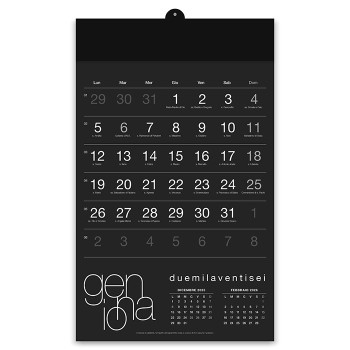 Calendari olandesi 2026 personalizzati - OLANDESE BLACK