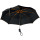 Ombrello pieghevole automatico personalizzabile struttura in fibra di vetro nera