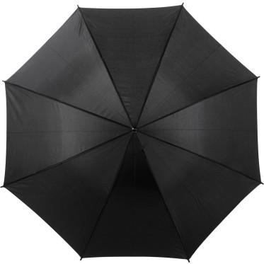 Ombrello personalizzabile Impression con manico in legno e apertura automatica