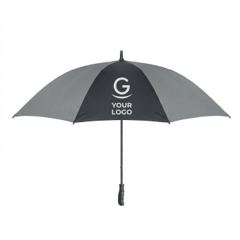 Ombrello personalizzato con logo - Ombrello dritto personalizzabile in POE con struttura in fibra di vetro