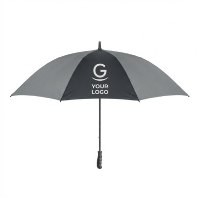 Ombrello dritto personalizzabile in POE con struttura in fibra di vetro