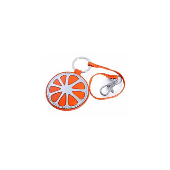Portachiavi personalizzato con logo - gadget portachiavi aziendale - ORANGE