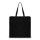 Canvas Shopper personalizzabile Black Spider con soffietto e manico lungo