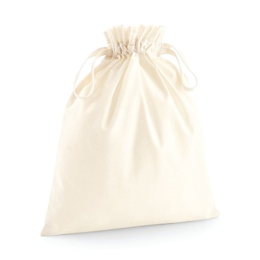Borsa personalizzata con logo - Organic Cotton Draw Cord Bag