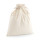 Sacchetto in cotone organico personalizzabile Westford Mill con chiusura doppio nastro