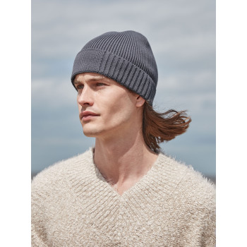Berretti personalizzati con logo - Organic Cotton Engineered Patch Beanie