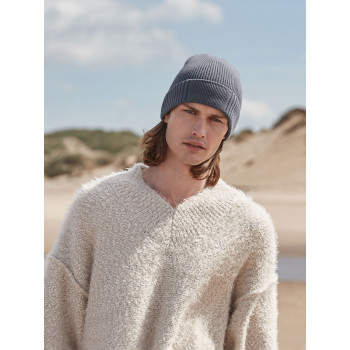 Berretti personalizzati con logo - Organic Cotton Engineered Patch Beanie
