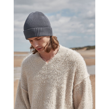 Berretti personalizzati con logo - Organic Cotton Engineered Patch Beanie