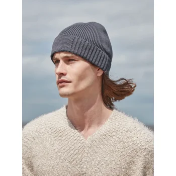 Berretti personalizzati con logo - Organic Cotton Engineered Patch Beanie