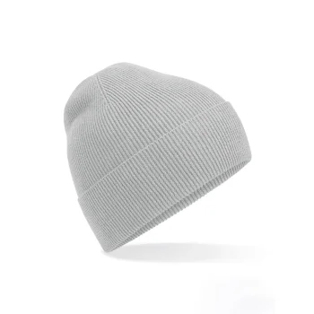 Berretti personalizzati con logo - Organic Cotton Fine Knit Beanie 