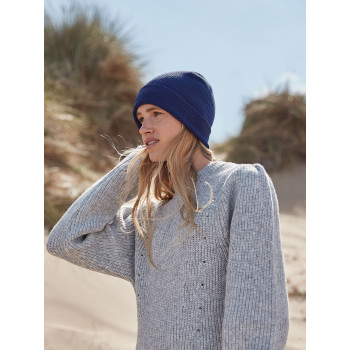 Berretti personalizzati con logo - Organic Cotton Fine Knit Beanie 