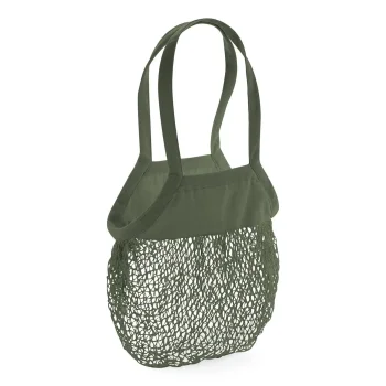 Shopper personalizzate con logo - Organic Cotton Mesh Grocery Bag