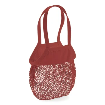 Shopper personalizzate con logo - Organic Cotton Mesh Grocery Bag
