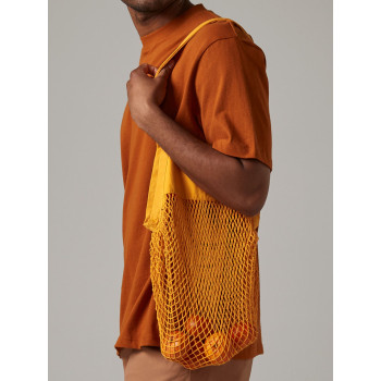 Shopper personalizzate con logo - Organic Cotton Mesh Grocery Bag