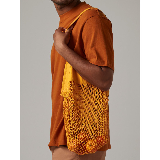 Shopper personalizzate con logo - Organic Cotton Mesh Grocery Bag