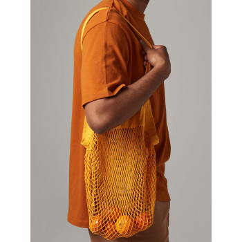 Shopper personalizzate con logo - Organic Cotton Mesh Grocery Bag