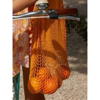 Shopper personalizzate con logo - Organic Cotton Mesh Grocery Bag