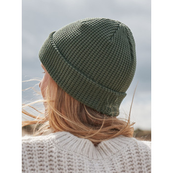 Berretti personalizzati con logo - Organic Cotton Waffle Beanie