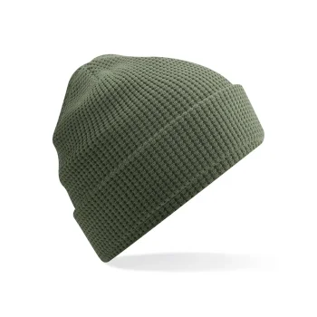 Berretti personalizzati con logo - Organic Cotton Waffle Beanie