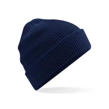 Berretti personalizzati con logo - Organic Cotton Waffle Beanie