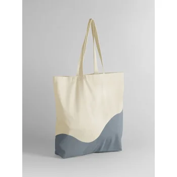 Organic Cotton Wave Print Maxi Tote
