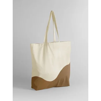 Organic Cotton Wave Print Maxi Tote