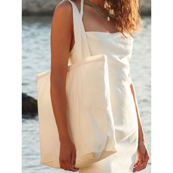 Shopper personalizzate con logo - Organic Natural Dyed Maxi Bag For Life