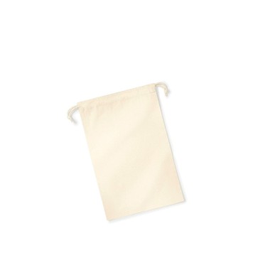 Borsone sportivo da palestra personalizzato con logo - Organic Premium Cotton Stuff Bag