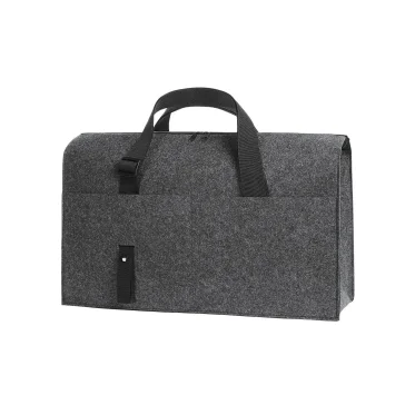 Organizer personalizzabile Halfar in feltro poliestere riciclato con tasche multiple