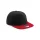 Capsellino 5 pannelli personalizzabile Beechfield con visiera piatta e snapback