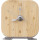 Orologio in bambù personalizzabile Impression con lancette argentate e base